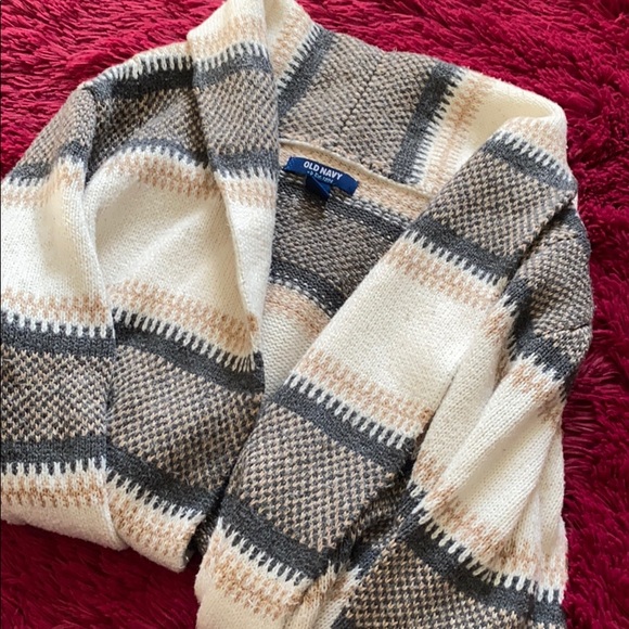Old Navy grey and cream cardigan - Picture 16 of 16